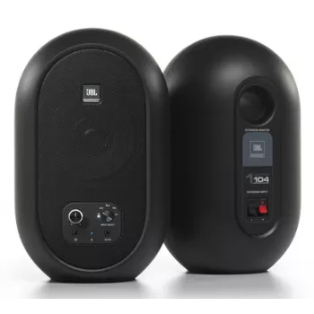 JBL 104-BT Melns — kompaktie studijas monitori ar Bluetooth