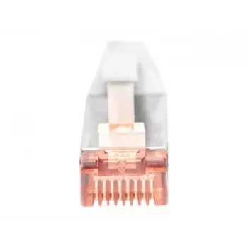 Tīkla kabelis Digitus CAT 6 U/FTP Slim patch cord RJ-45 Cat6 10m Pelēks