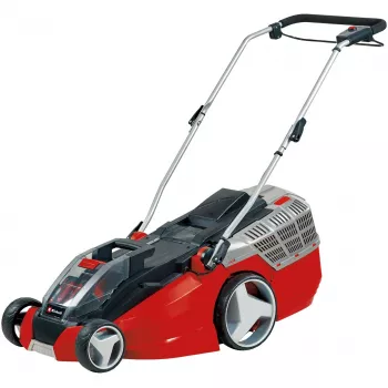 Bezvadu zāles pļāvējs GE-CM 43 Li M Komplekts, 36V (2x18V) (Sarkans/melns, 2x litija-jona akumulators 4,0 Ah)