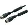Antenas kabelis ShiverPeaks 80202-128-1.5S — koaksiālais vads, 1.5 m, 100 dB, melns