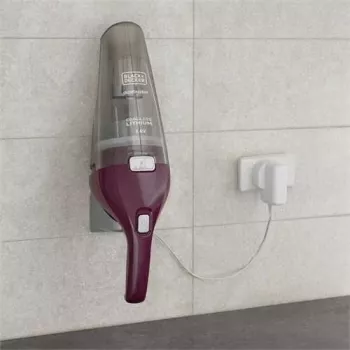 Black & Decker NVC115W rokas putekļsūcējs Pelēks, violets Bezmaiss
