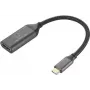 HDMI adaptera kabelis USB-C spraudnis 15 cm Melns RF-5234038 Pīts ekranējums (RF-5234038)