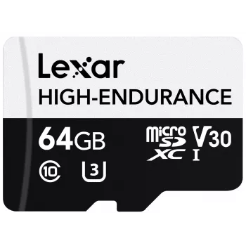microSD High Endurance kartīte 64GB C10 A1 U1 V30 100/35MB/s