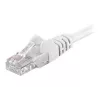 Wentronic Goobay CAT 5e Patch kabelis, U/UTP, balts, 0,25 m - CCA (68614)