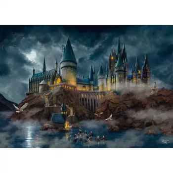 Thomas Kinkade Studios Wizarding World Harry Potter - Hogsmeade, Puzle 1000 gabali