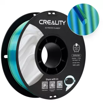 Filaments Creality SILK BLUE GREEN 1,75 mm 1 kg spole 3D drukai