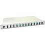 Lightwin LWL Splice Box, 24 šķiedras, 12x DSC daudzmodu, 50/125µm OM3 pigtail, Splice Boxes (SPBOX 24G50 OM3 DSC)