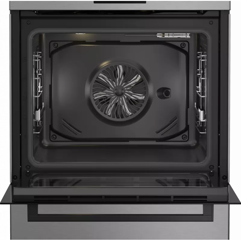 BEKO Plīts FBMA61330GXDT | Gāzes virsma + Elektriskā cepeškrāsns | 60 cm | Nerūsējošais tērauds
