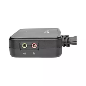 Eaton Tripp Lite 2-Port USB/HD Kabel KVM Slēdzis ar Audio/Video, Kabeļiem un USB Perifērijas Koplietošanu