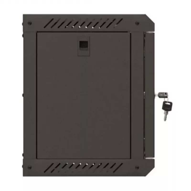 Sienas skapis Lanberg WF11-3306-10B 6U Melns 30 kg