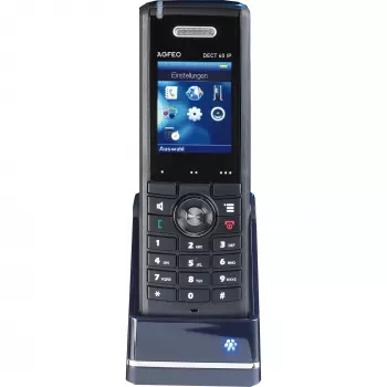 AGFEO DECT 60 IP - Bezvadu papildu klausule - DECT - Melna