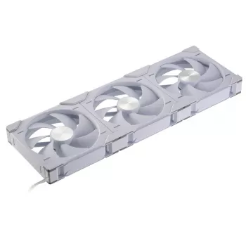 PHANTEKS D30-140 140mm ARGB korpusa ventilatori baltā krāsā 3 komplektā