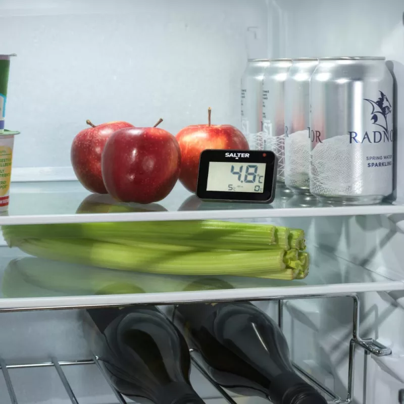 Digitālais ledusskapja termometrs Salter SA00574BFEU12 ar LCD, temperatūras diapazons -20 līdz 50°C