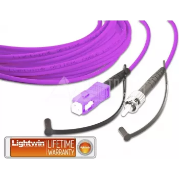 Lightwin Simplex LWL Patch Cable, MM OM4, SC-ST, 2,0 mm (LSP-50 SC-ST 2.0 OM4)