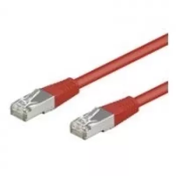 Wentronic Goobay CAT 5e Patch Kabelis, SF/UTP, Sarkans, 20 m - CCA Vara Maisījums (68039)