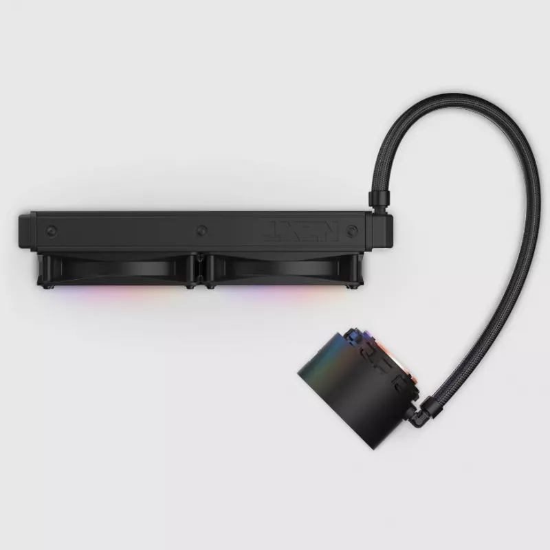 Šķidruma dzesēšanas sistēma NZXT Kraken Elite 240 RGB 12 cm Melna