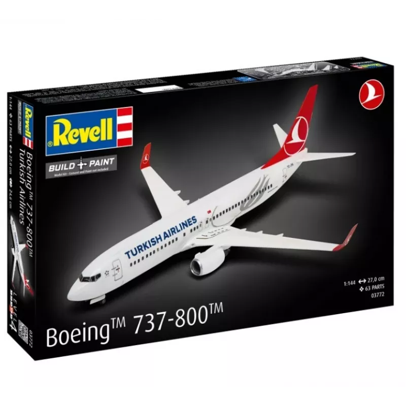 Plastmasas lidmašīnas modelis REVELL Boeing 737-800 Turkish Air 1:144