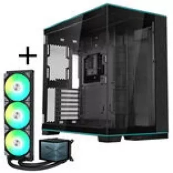 Lian Li O11D EVO RGB + TRYX PANORAMA ARGB pilna šķidruma dzesēšanas sistēma - melna, 360mm