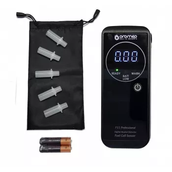Oromed F11 PROFESSIONAL alkohola tests 0-4‰ 0,05‰ Melns