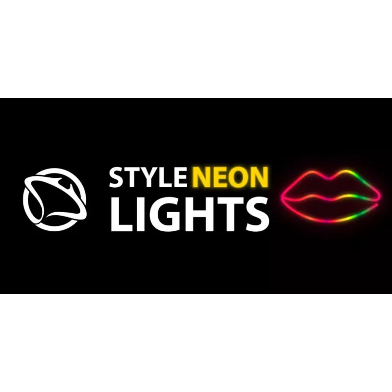 Neona zīme MANTA SNL61RGB LIPS RGB krāsu maiņas dekoratīvā zīme