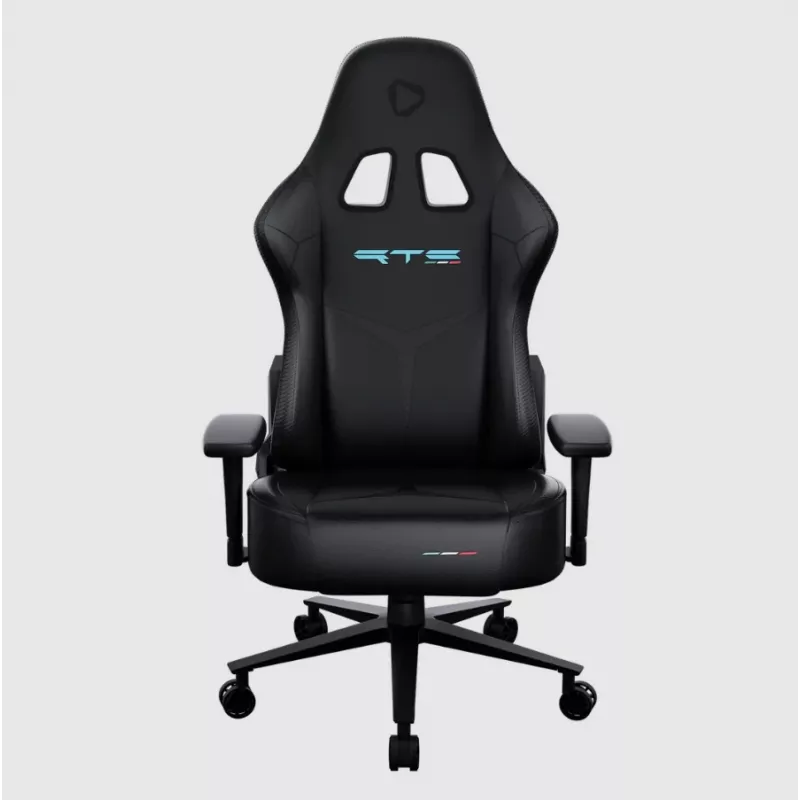 Spēļu krēsls Onex RTC Embrace Hardcore Black — ergonomisks, regulējams augstums un atzveltne