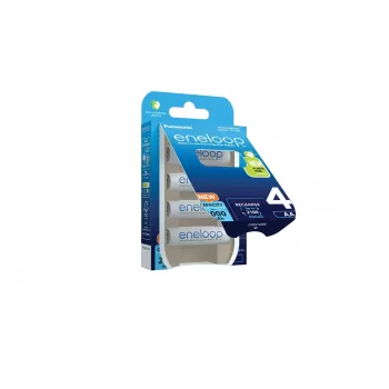 Panasonic Eneloop AA 2000 mAh uzlādējamās baterijas, 4 gab. (BK-3MCDE/4CP)