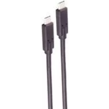 shiverpeaks ®-BASIC-S--USB-C savienojuma kabelis, USB-C spraudnis uz USB-C spraudni, 4.0 Gen 3x2, 240W, 0,5m (BS13-63015)