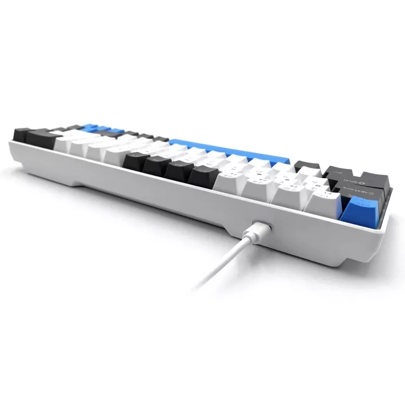 Media-Tech MT1259 Red Core MX60 kompakta 60 % mehāniskā tastatūra spēlētājiem