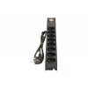 LESTAR LXARM 810 G-A K.:CZ 1,5M 19PDU Melns 8 kontaktligzdas 230 V 1.5 m