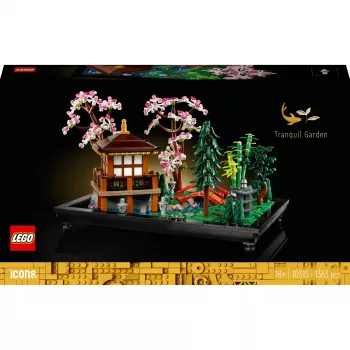 LEGO būvēšanas komplekts ICONS 10315 Zen dārzs, 1363 gabali, 18+, izmēri 210×320×200 mm, svars 4,19 kg