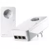 devolo Magic 2 LAN triple Powerline Starter Kit - tīkla signāla pārraidītājs pa elektrības vadu līdz 2400 Mbit/s, 3x Gigabit LAN (katrā vienībā)