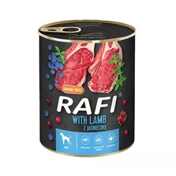 Dolina Noteci Rafi Dog mitrā barība ar jēru - 800g