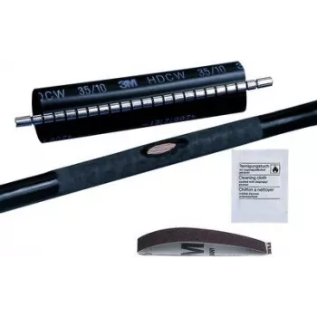 3M HDCW-110/30-500 termokrāsas sarūkošā uzmava, melna, 50 cm, 12 cm, 1 gab., 2.8 cm