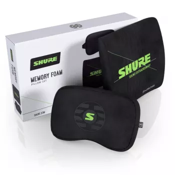 Atmiņas putu spilvenu komplekts noblechairs Shure Edition GAGC-343 — jostas un galvas balsta spilveni