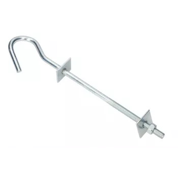 Āķis kabeļu stiprināšanai Extralink Hook M12 12/230mm Sudrabs