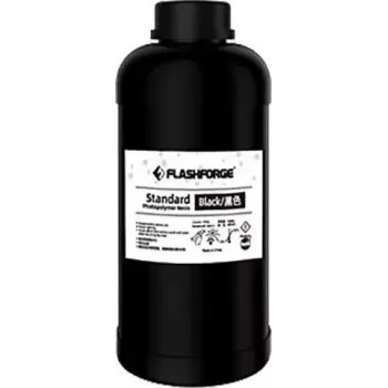 Sveķi 3D drukai Flashforge UV/LCD Standard Black 1 L, 405 nm cietēšanas viļņa garums