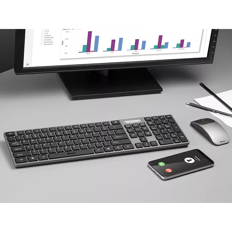 Tracer SET TRAKLA46773 bezvadu tastatūras un peles komplekts RF Nano Wireless