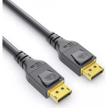 Purelink - DisplayPort kabelis - DisplayPort (vīrišķais) uz DisplayPort (vīrišķais) - DisplayPort 1.4 - 3,0 m - 8K atbalsts - Melns (PI5010-030)