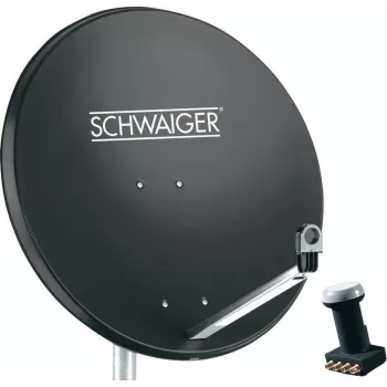 Schwaiger satelītu sistēma bez uztvērēja, abonentu skaits: 4 (SPI991.1SET)