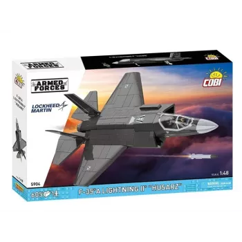 Konstruktors Cobi F-35A Lightning II — 605 detaļas, mēroga modelis