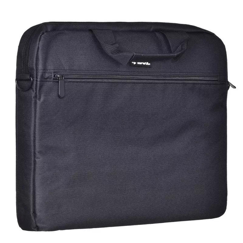 Portfelis IBOX TN6020 39,6 cm (15,6 collu) klēpjdatoriem — neilons, melns, plecu siksna