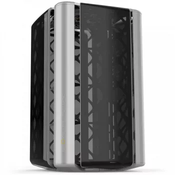 Datora korpuss Geometric Future M2 THE ARK Case TG - pelēks