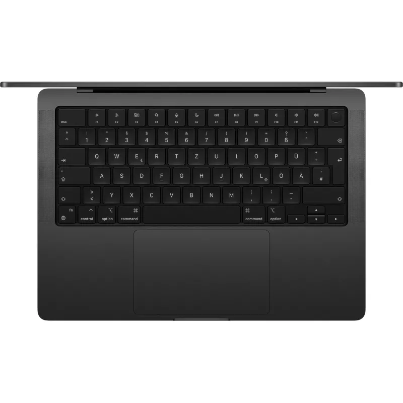 APPLE MacBook Pro 35,97 cm (14,2 collu) Liquid Retina XDR displejs, M4 Pro mikroshēma ar 14 kodolu CPU un 20 kodolu GPU, 24 GB vienotā atmiņa, 1 TB SSD, Space Black (MX2J3D/A)