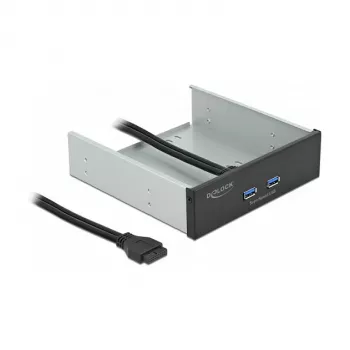 Priekšējais panelis DeLOCK 5.25 collu 2 x USB 5 Gbps Type-A pieslēgvietas