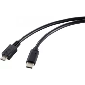 Renkforce RF-5720396 USB kabelis melns