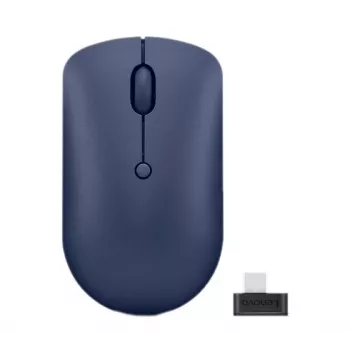 Bezvadu optiskā pele Lenovo 540 RF, ambidekstrāla, 2400 DPI, 2,4 GHz USB-C uztvērējs, zila