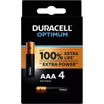 Duracell AAA vienreizējās lietošanas baterija 4 iepakojumā