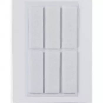 HERMA 15186 pašlīmējošās etiķetes taisnstūra baltas 15x45mm 6 gab.