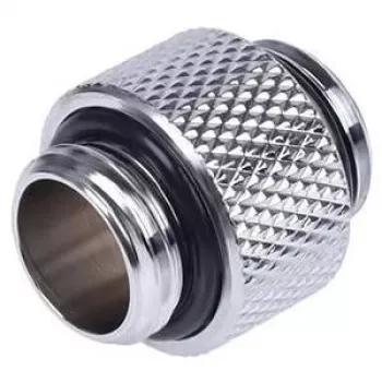 Alphacool HF dubultā nipela savienotājs G1/4 AG uz G1/4 AG 10mm - Hroms (17199)