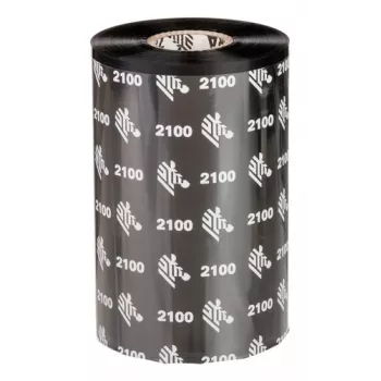 Zebra 2100 Wax termolente 450 m Melna